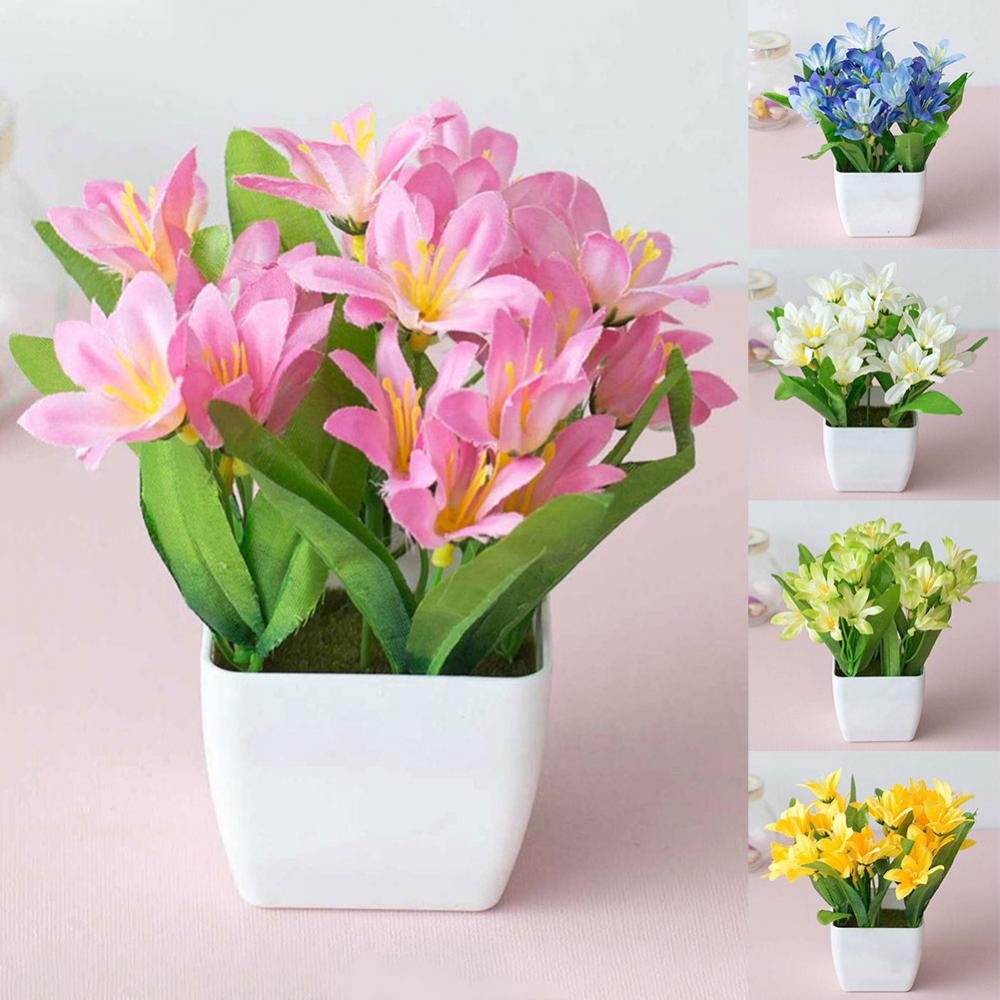 15cm Artificial Lily Flower Pl - огляд і ціна Bonsai Garden Cafe