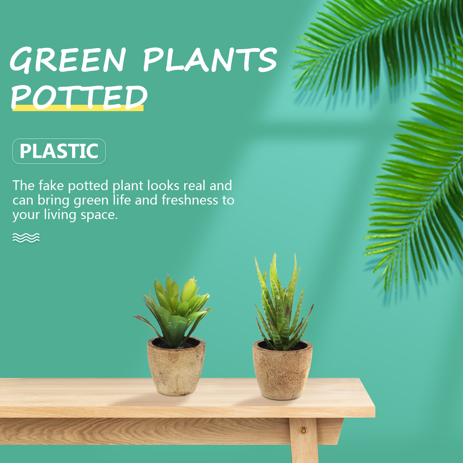 4Pcs Realistic Artificial Succ - огляд і ціна Bonsai Garden Cafe