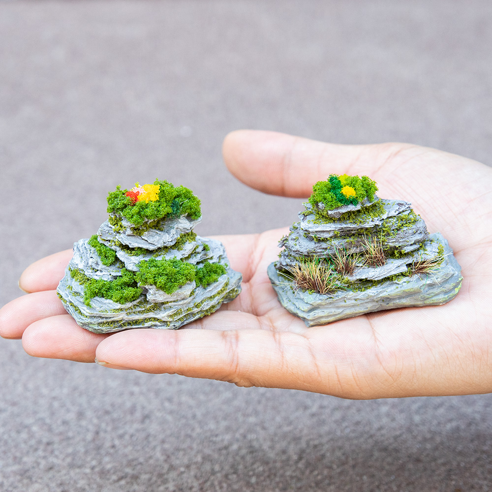 Miniature Rockery Decorative M - огляд і ціна Bonsai Garden Layout