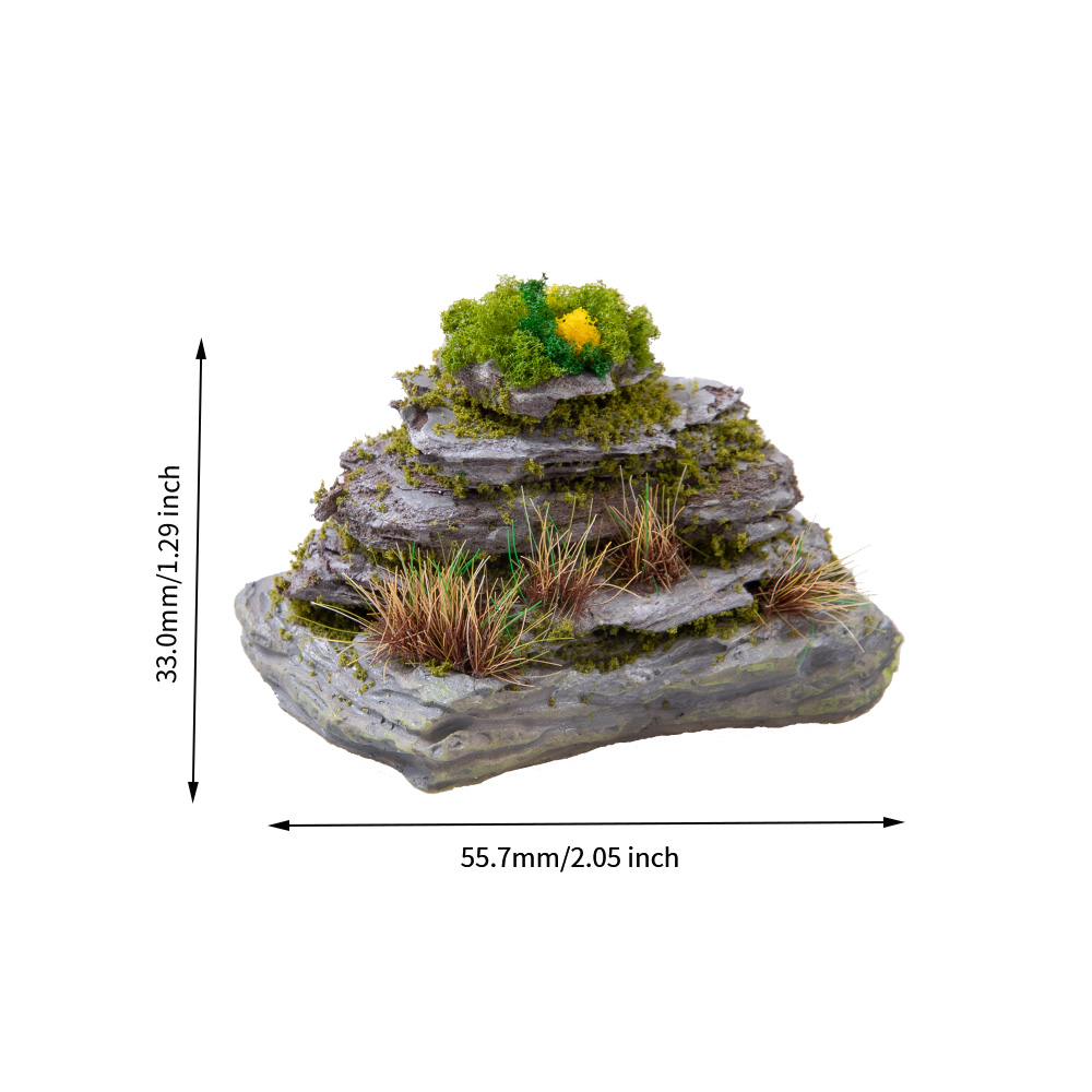 Miniature Rockery Decorative M - огляд і ціна Bonsai Garden Layout