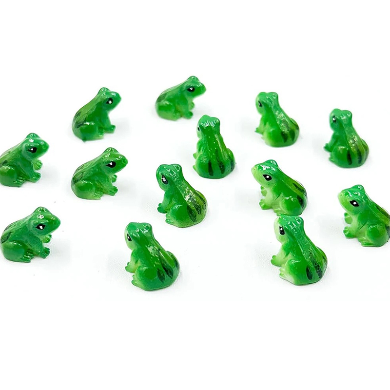 5/10Pcs Mini Resin Frog Figuri - огляд і ціна Bonsai Garden Layout