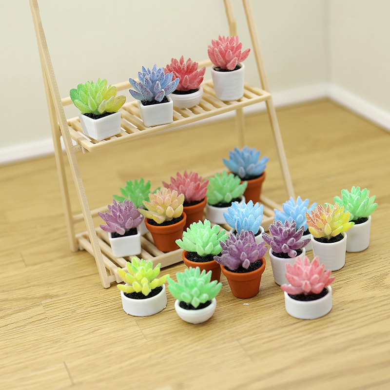 Mini Artificial Succulent Bons - огляд і ціна Bonsai Garden Layout