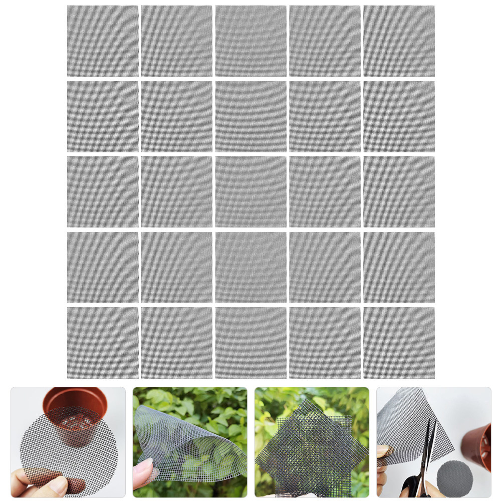 50Pcs Flower Pot Hole Mesh Pad - огляд і ціна Bonsai Garden Cafe
