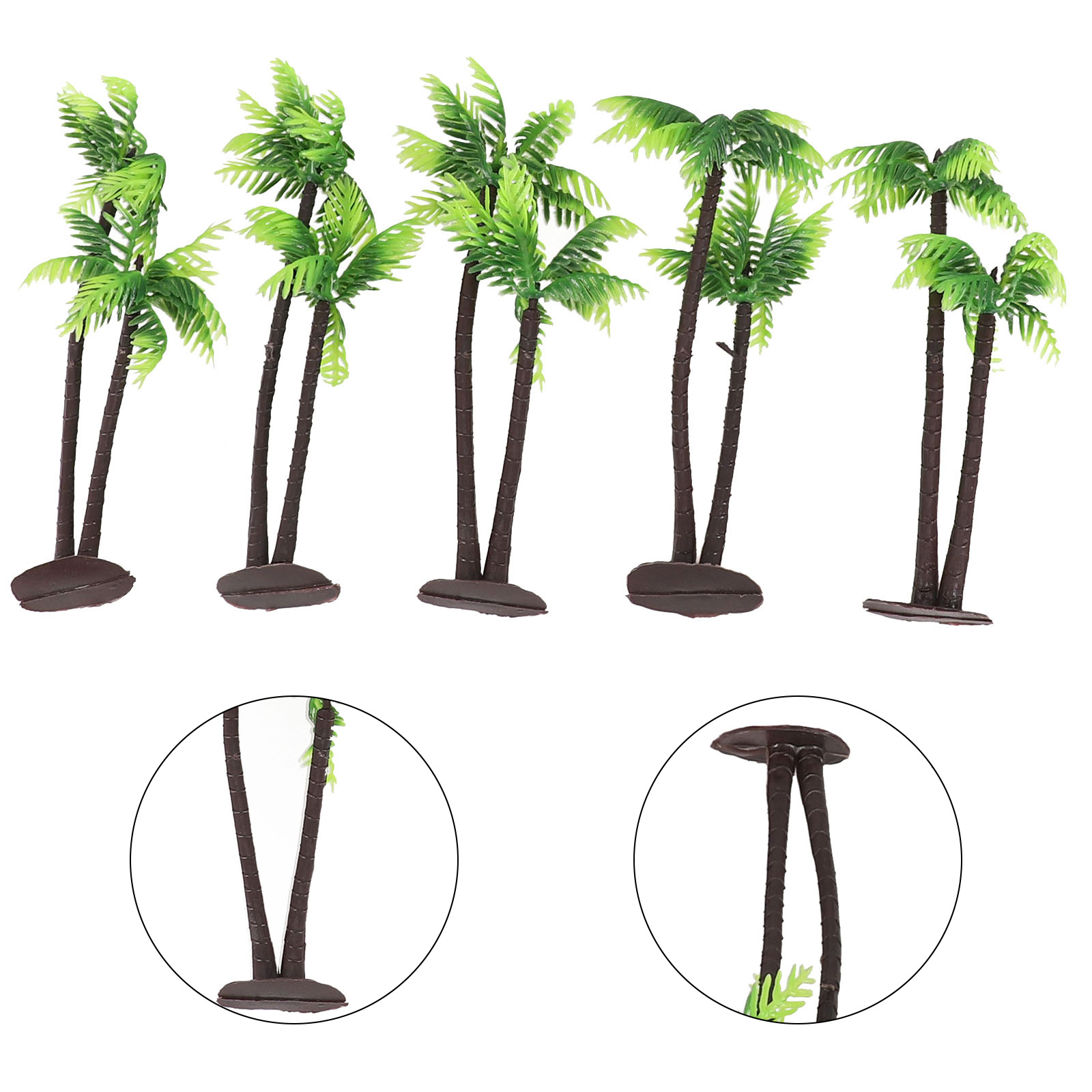 5Pcs Artisan-Inspired Coconut  - огляд і ціна Bonsai Garden Layout
