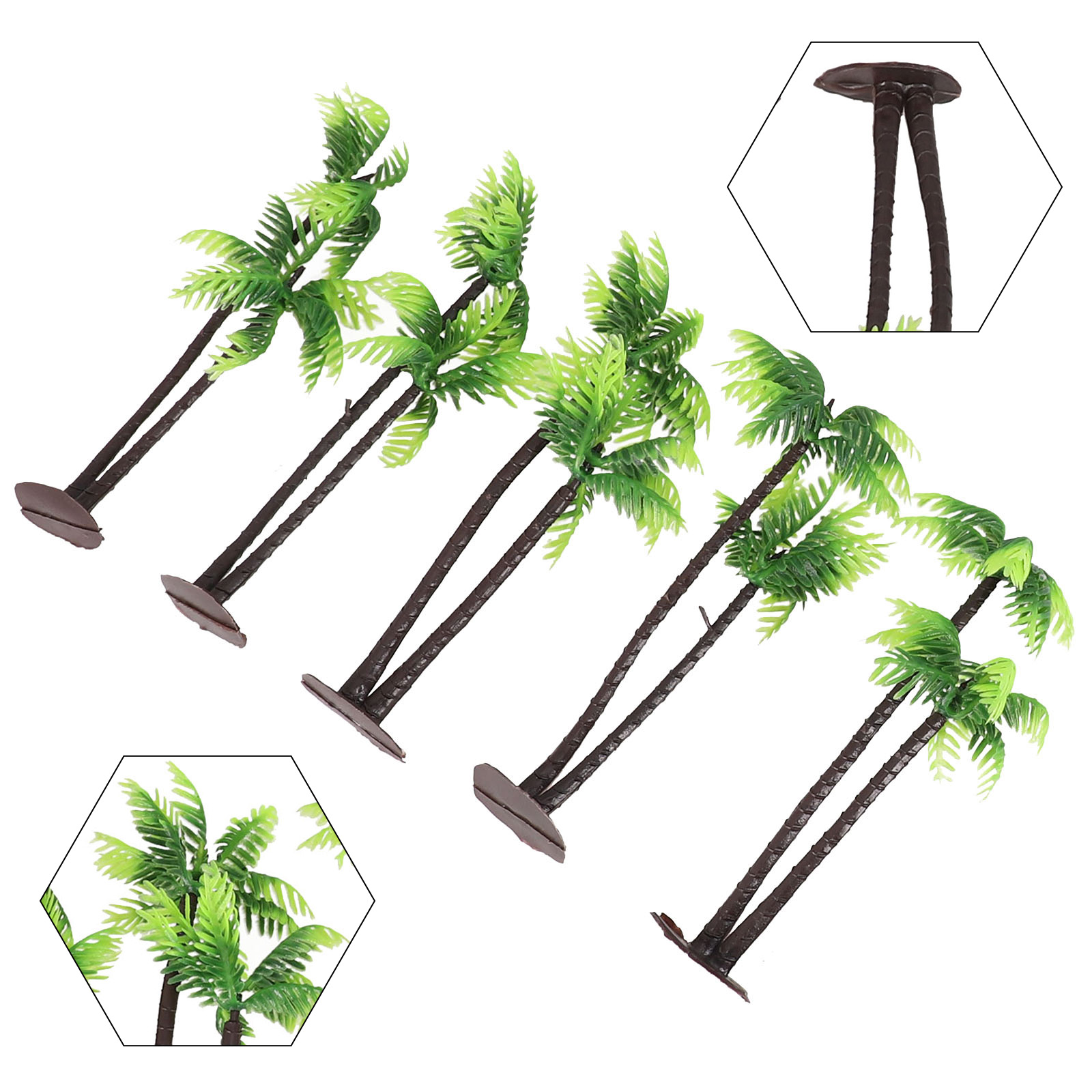 5Pcs Artisan-Inspired Coconut  - огляд і ціна Bonsai Garden Layout