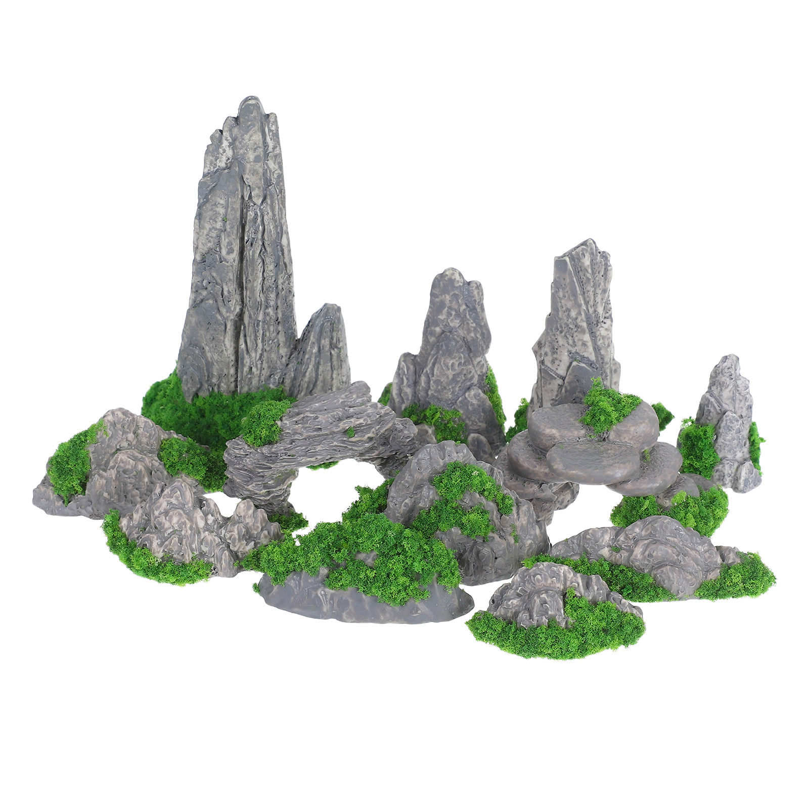 12Pcs Resin Mini Landscape Mou - огляд і ціна Bonsai Garden Table