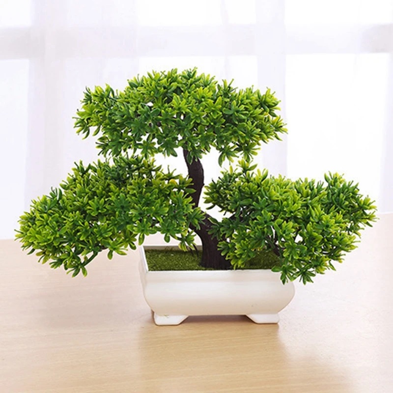 1Pcs Green Artificial Plants B - огляд і ціна Bonsai Garden Table