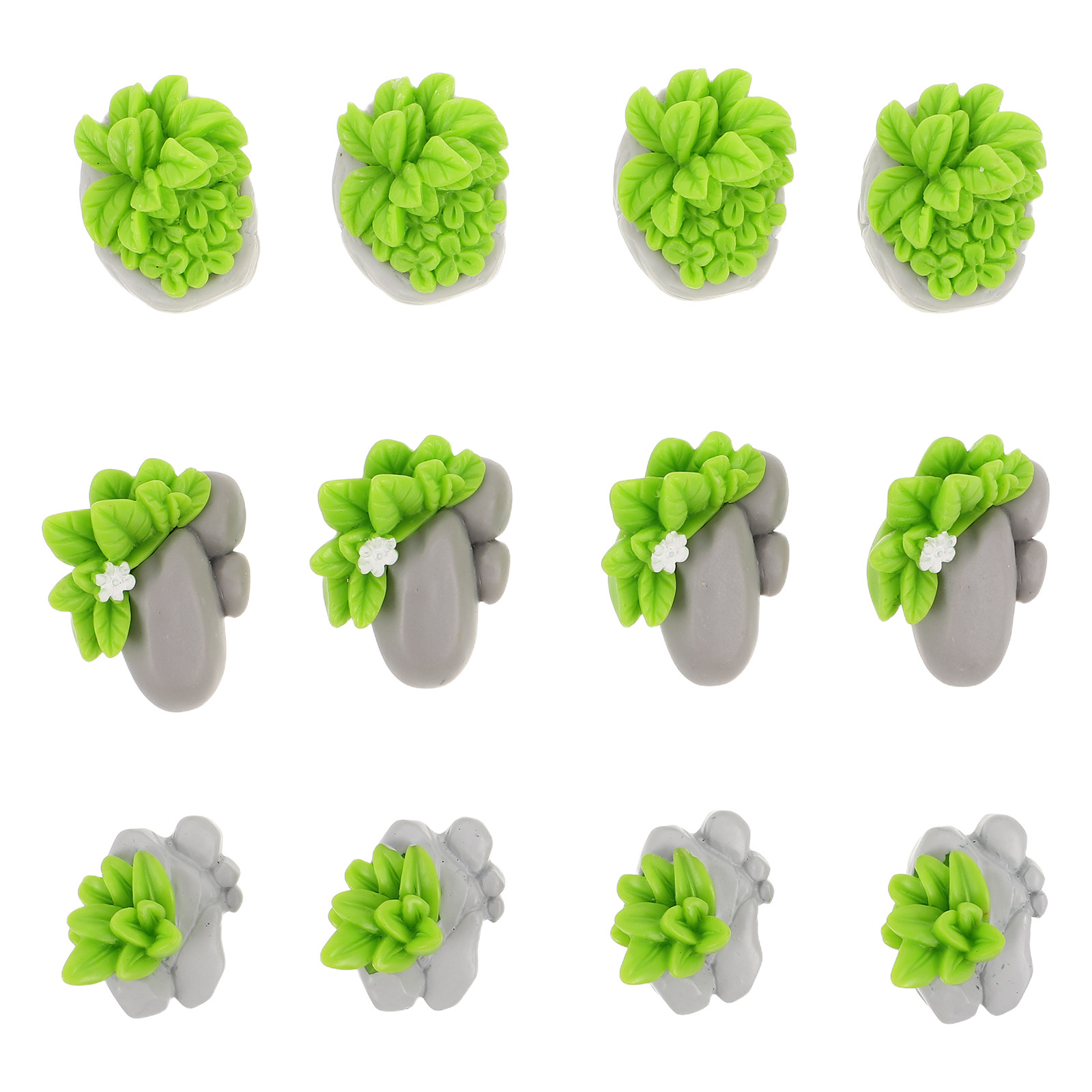 12Pcs Miniature Artificial Sto - огляд і ціна Bonsai Garden Layout