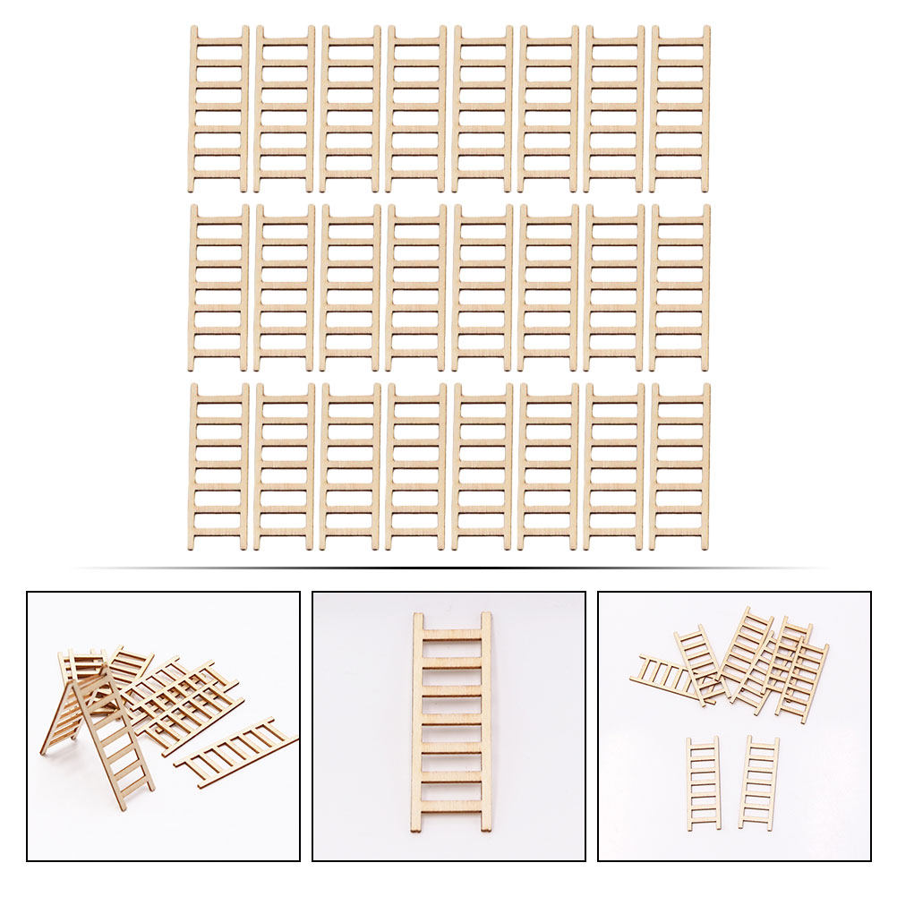 24Pcs Wooden Mini Ladder for M - огляд і ціна Bonsai Garden Layout