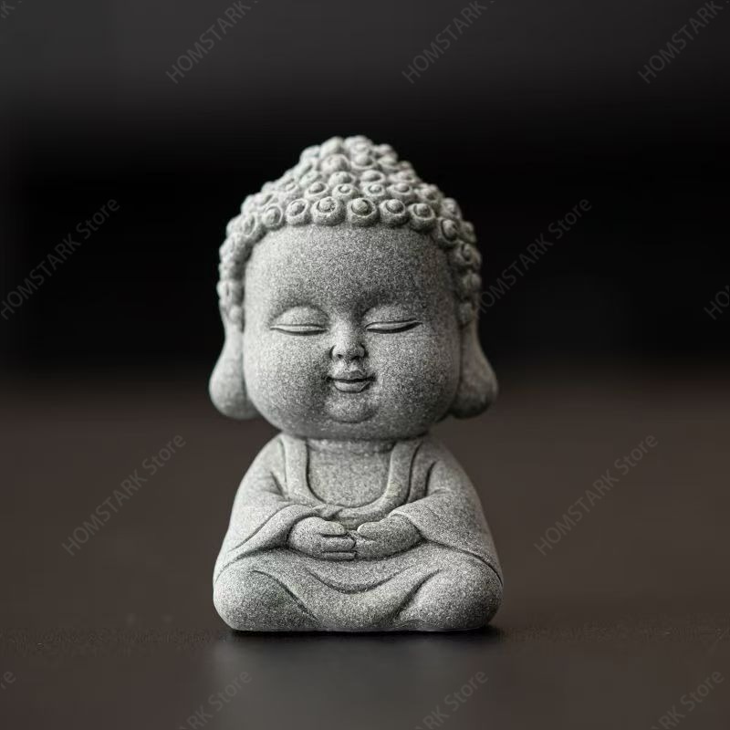 Mini Green Sandstone Buddha Fi - огляд і ціна Bonsai Garden Layout